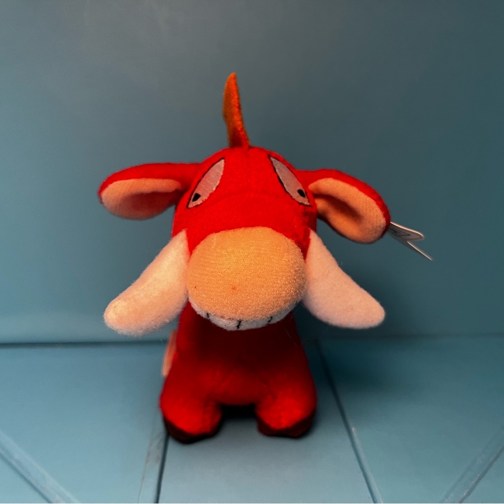 Neopets 2004 McDonald's Happy Meal Toy - Red Moehog Plushie